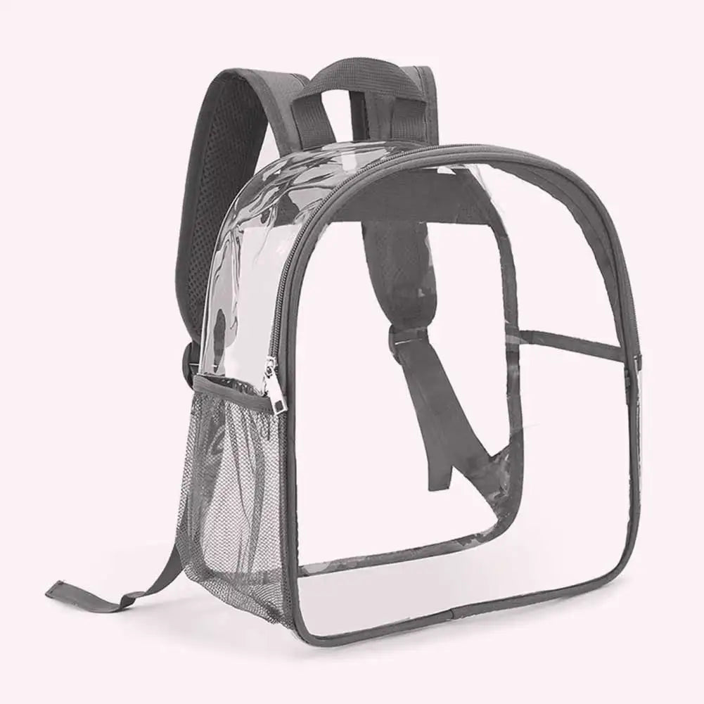 Clear PVC Backpack Stadium Approved Fashion Tote by Shunmaii