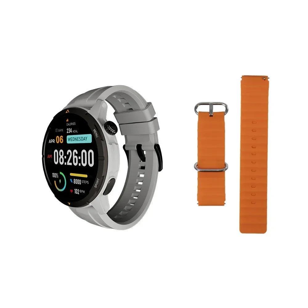 AGM Legion Smartwatch with AMOLED Display and Sports Tracking Features