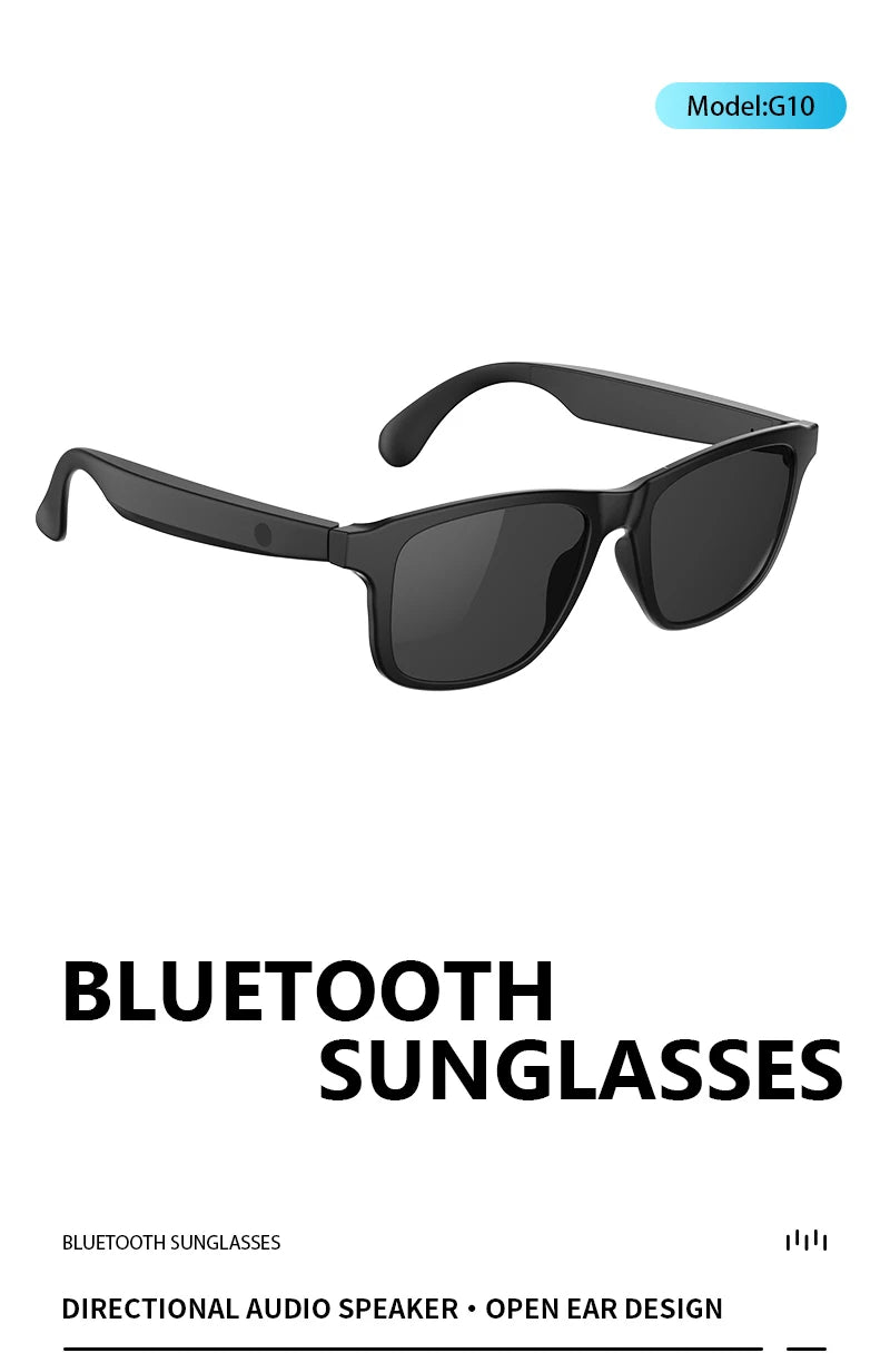 Smart Wireless Bluetooth Glasses for Music and Hands-Free Calls