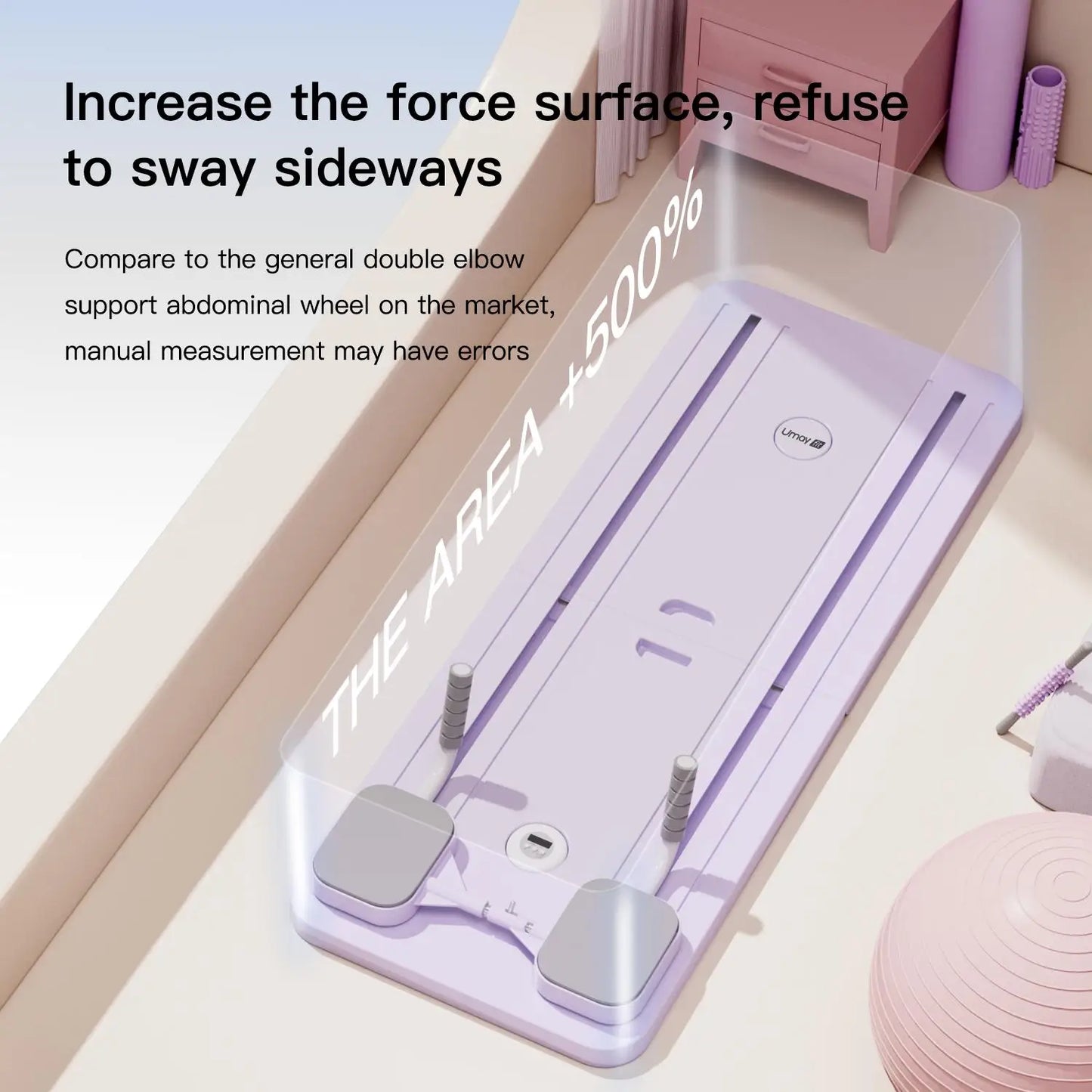 Multifunctional Ab Exercise Board Home Pilates , Core and Ski Trainer Reformer for Core and Abdominal Strength