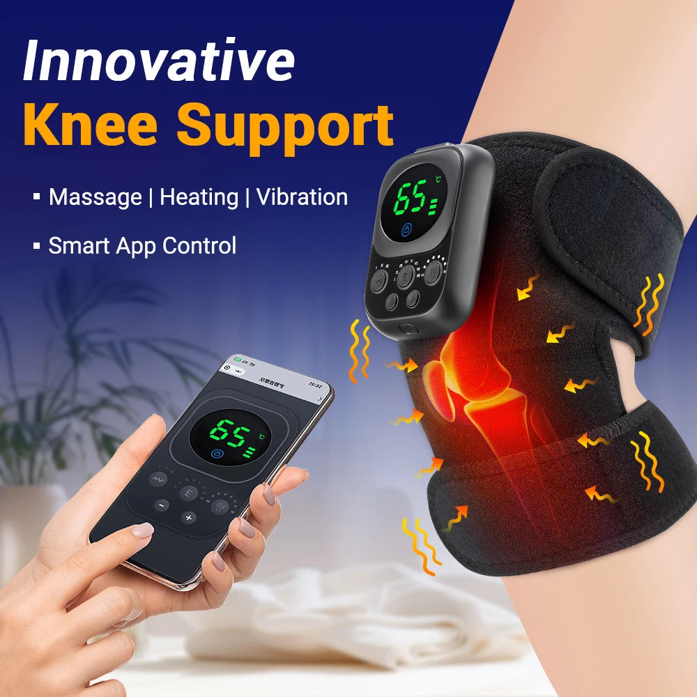 3 In 1 Shoulder Knee Elbow Heated Vibration Massager Pad
