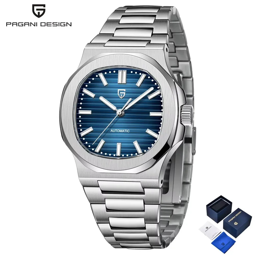 Pagani Design Luxury Automatic Mens Wristwatch Sapphire