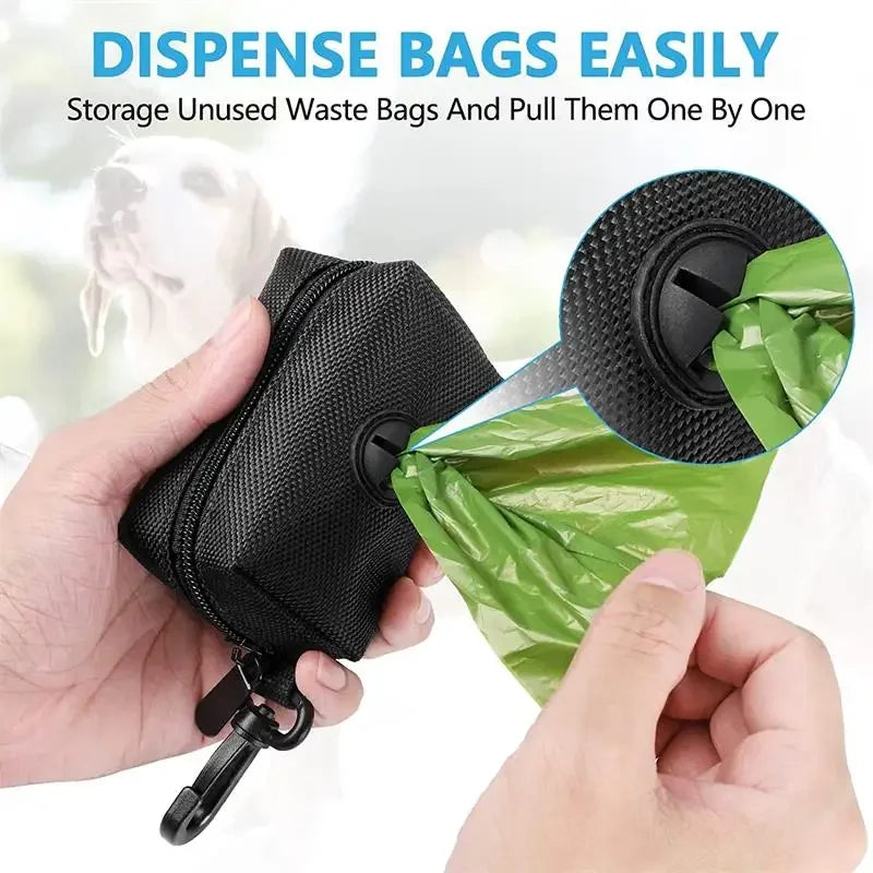 Pet Dog Poop Bag Holder For Easy Cleanup On-The-Go
