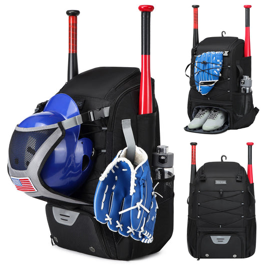 Baseball Backpack with Shoe Compartment for Youth Athletes