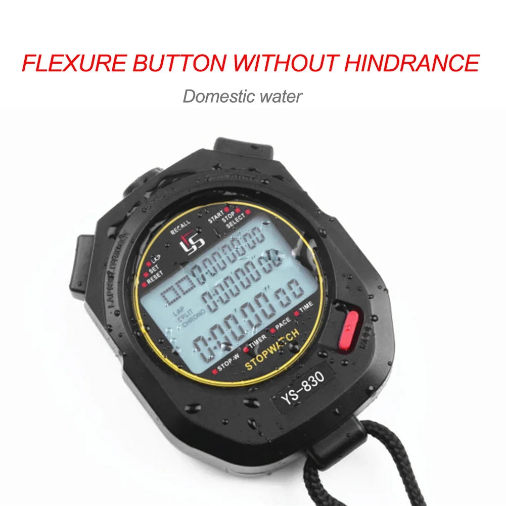 Professional Handheld Digital Stopwatch Chronograph Timer For Sports Training Precision