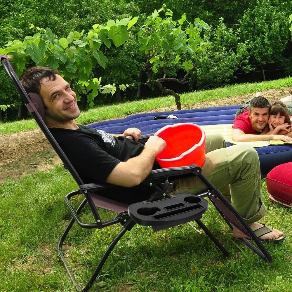 Zero Gravity Folding Lounge Chair for Ultimate Outdoor Relaxation