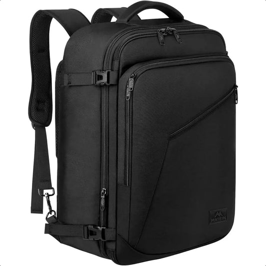 Carry On Backpack Expandable Weekender Bag Water Resistant