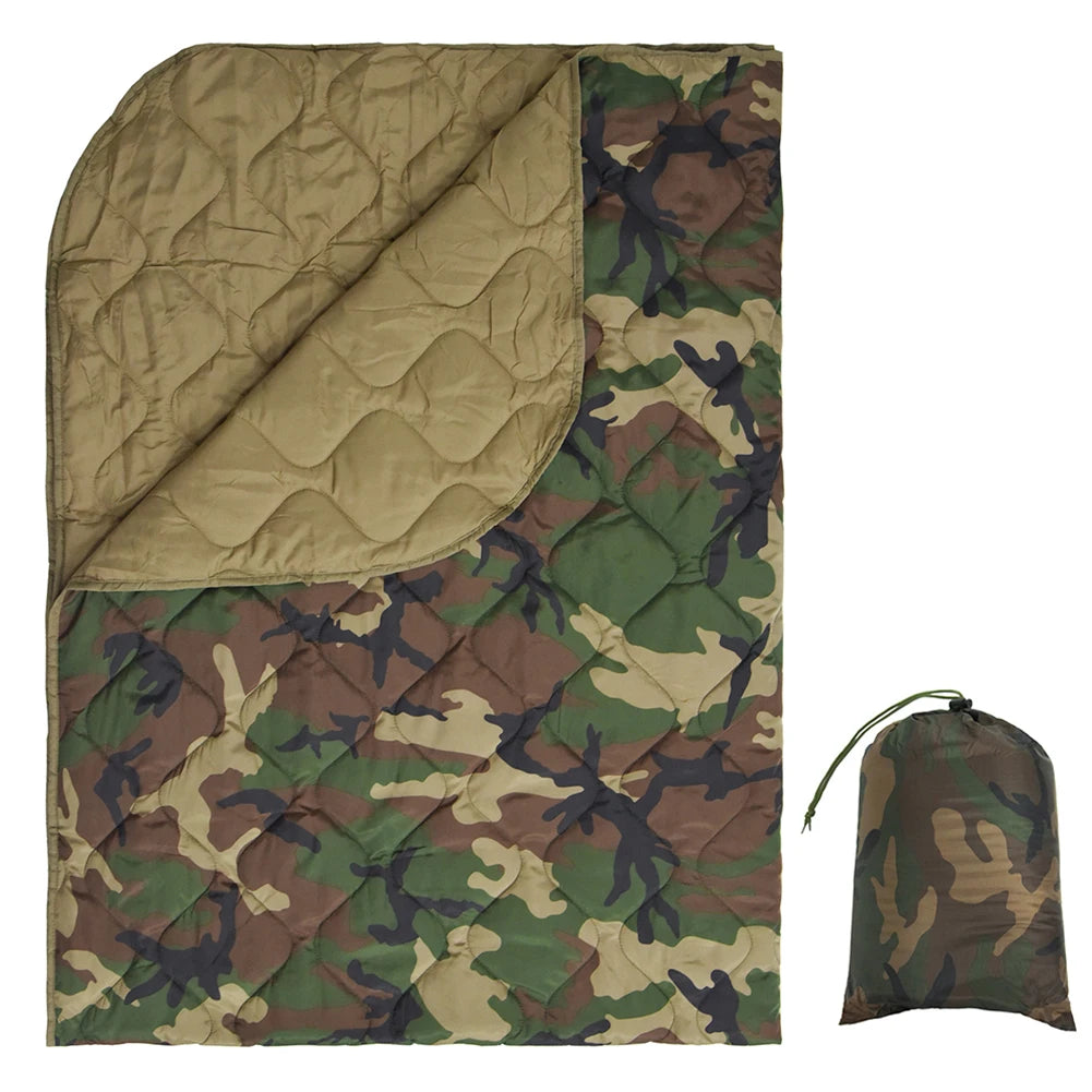 ALLOYSEED Camping Blanket With Carry Bag Lightweight Quilt