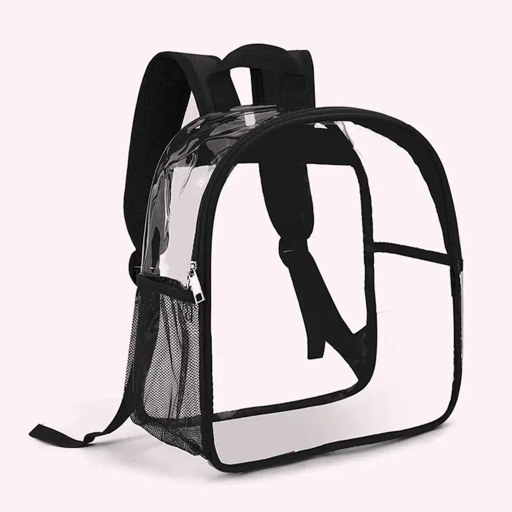 Clear PVC Backpack Stadium Approved Fashion Tote by Shunmaii