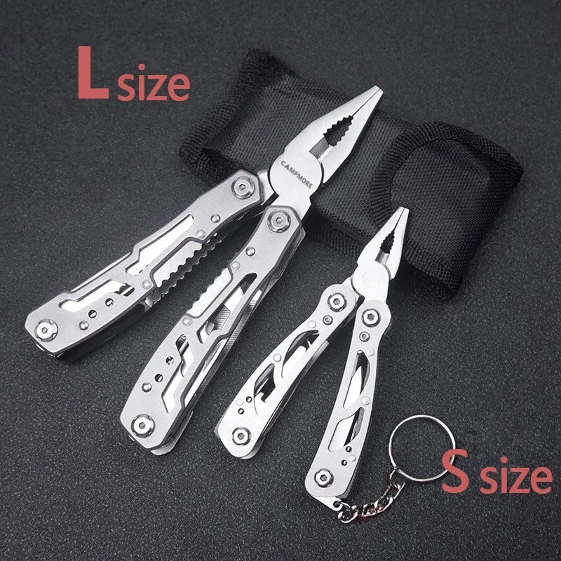 Multifunctional Outdoor Folding Pliers and Pocket Knife Tool
