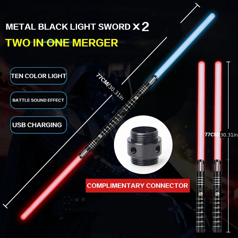 AbayCN Light Up Saber 16 Modes RGB Sword Cosplay Gift