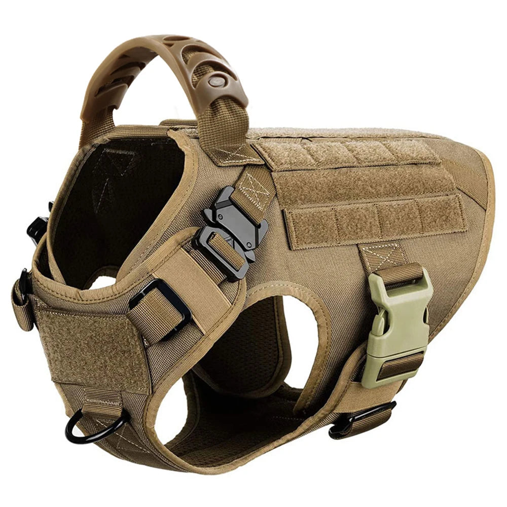 Large Dog Harness And Leash Set For German Shepherd Malinois