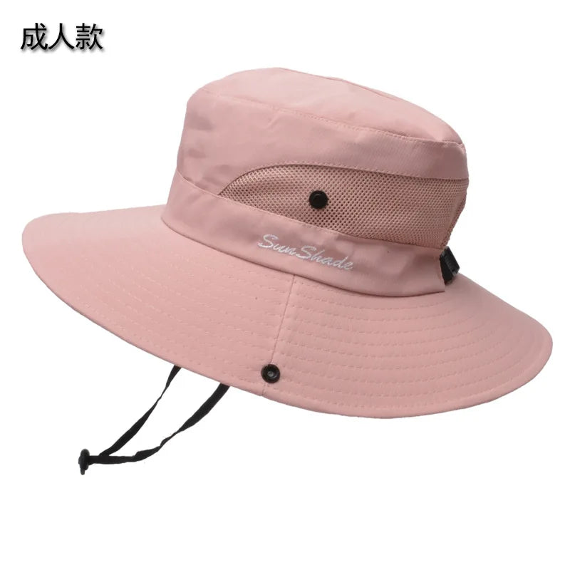Outdoor Breathable Cotton Bucket Hat For Men Sun Protection