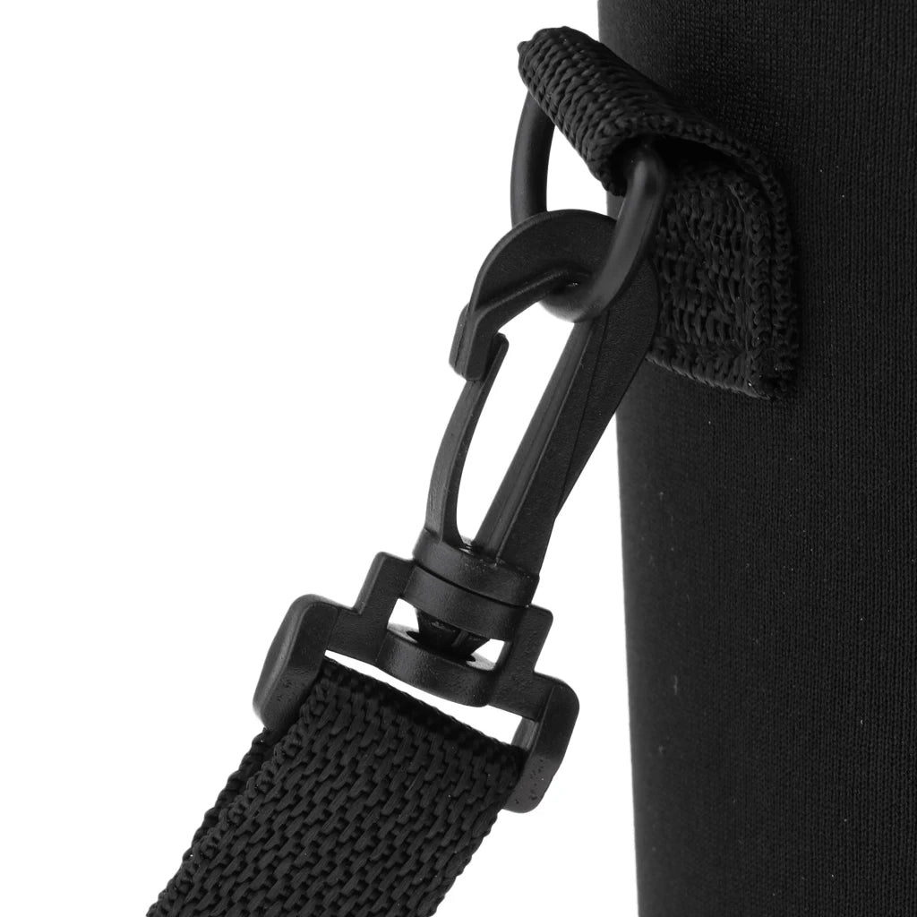 Insulated Neoprene Water Bottle Holder with Adjustable Strap