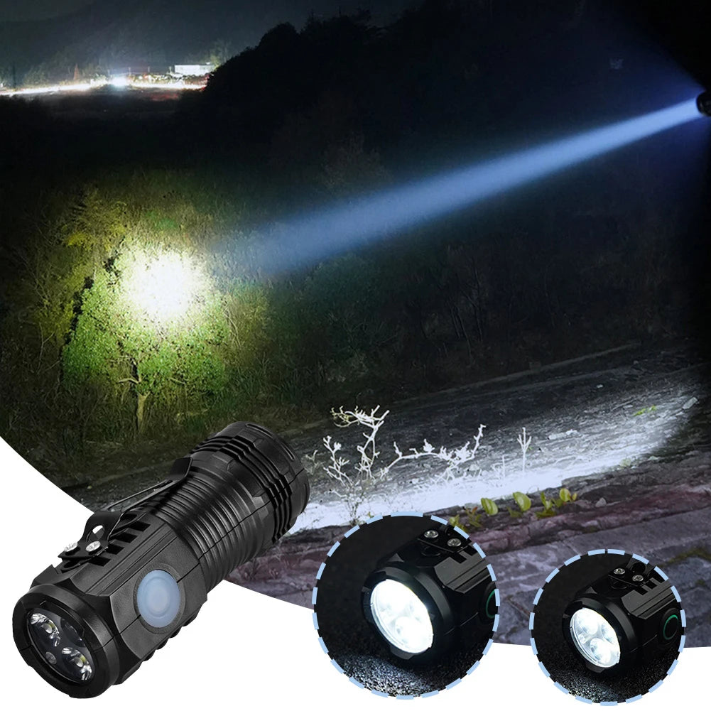 Hat Clip Light USB C Rechargeable Hands-Free Flashlight
