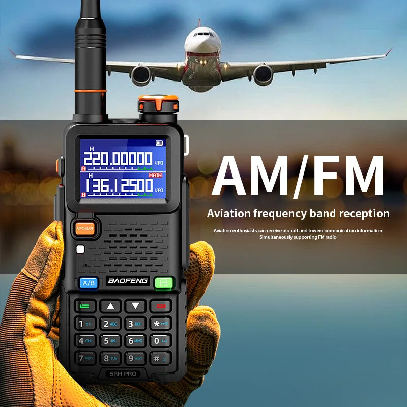 Baofeng 5RH Pro GPS Handheld Radio High Power Walkie Talkie