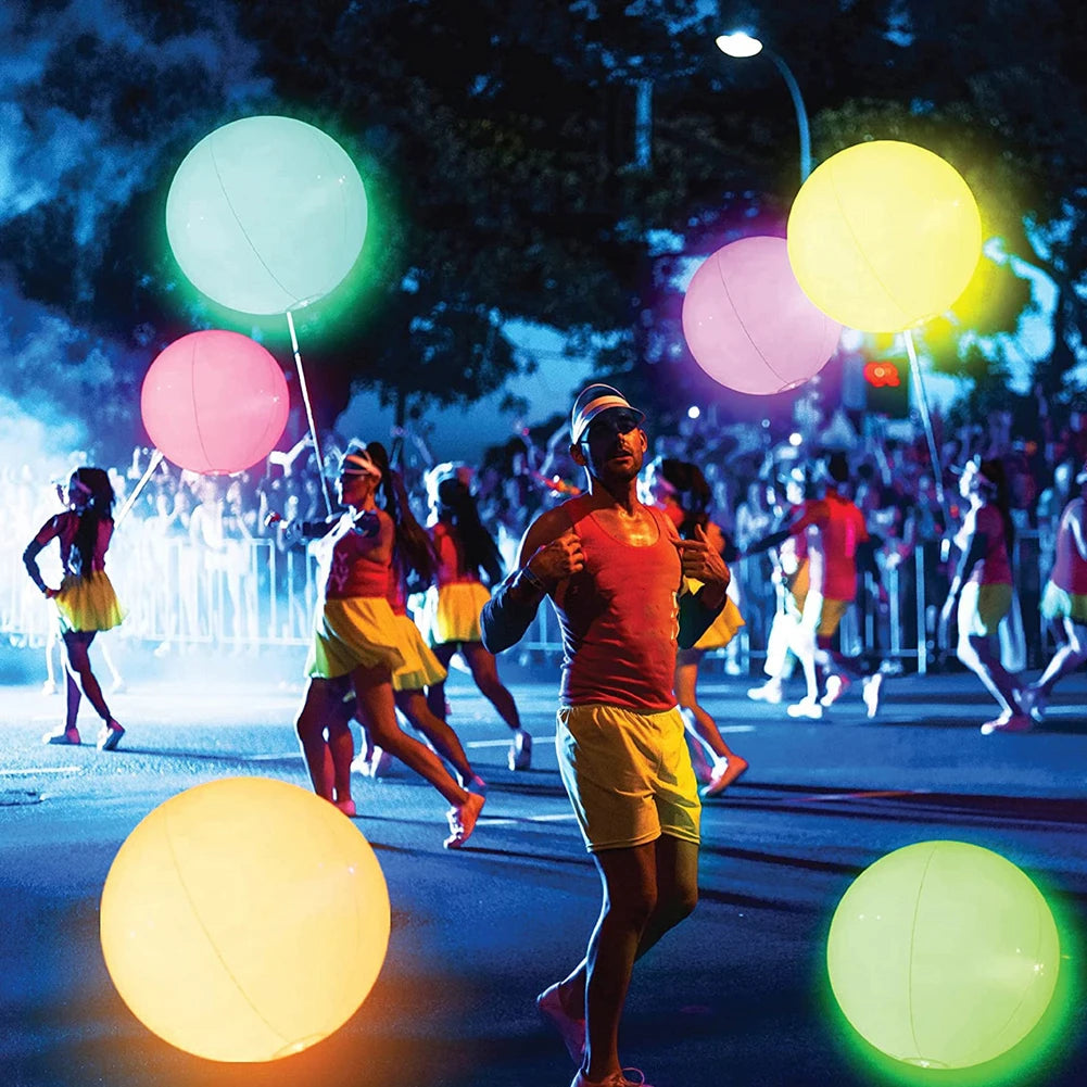 Garden Luminous LED Ball Remote Control Inflatable Beach Decoration