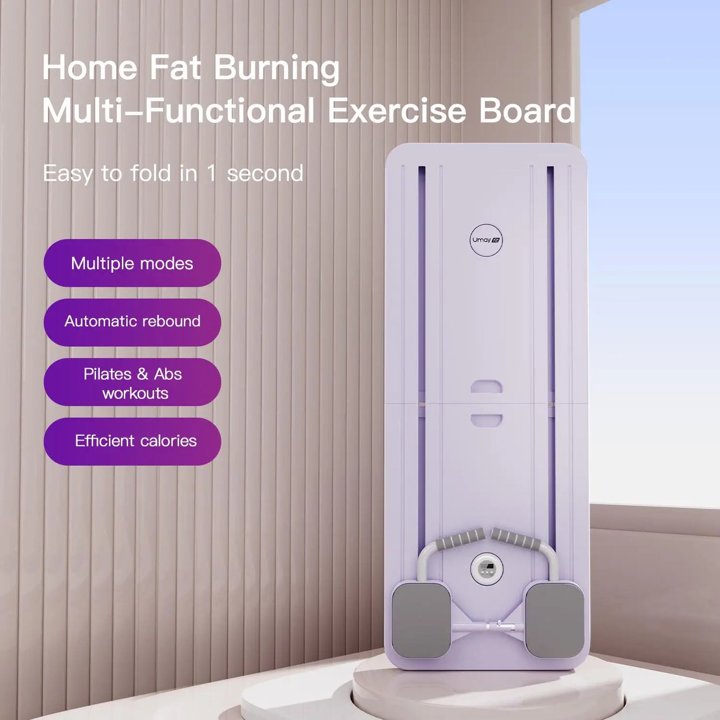 Multifunctional Ab Exercise Board Home Pilates , Core and Ski Trainer Reformer for Core and Abdominal Strength