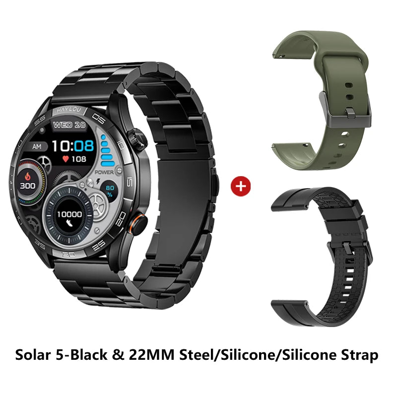 HAYLOU Solar 5 Voice Calling Smartwatch 1.58 inch AMOLED Display