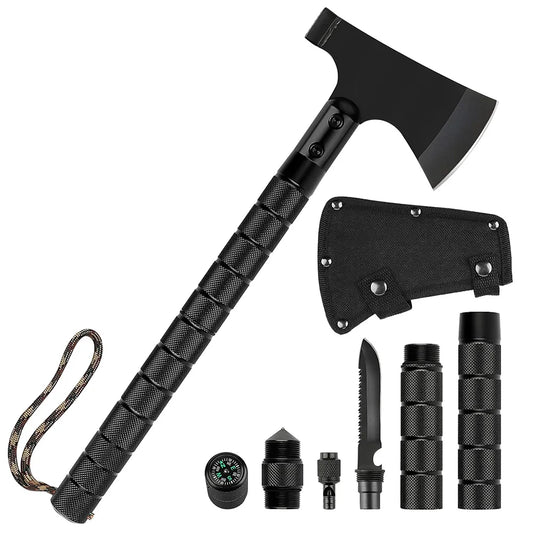 Multi-Function Survival Axe Portable Foldable Tactical Tomahawk