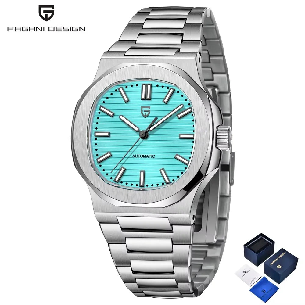 Pagani Design Luxury Automatic Mens Wristwatch Sapphire