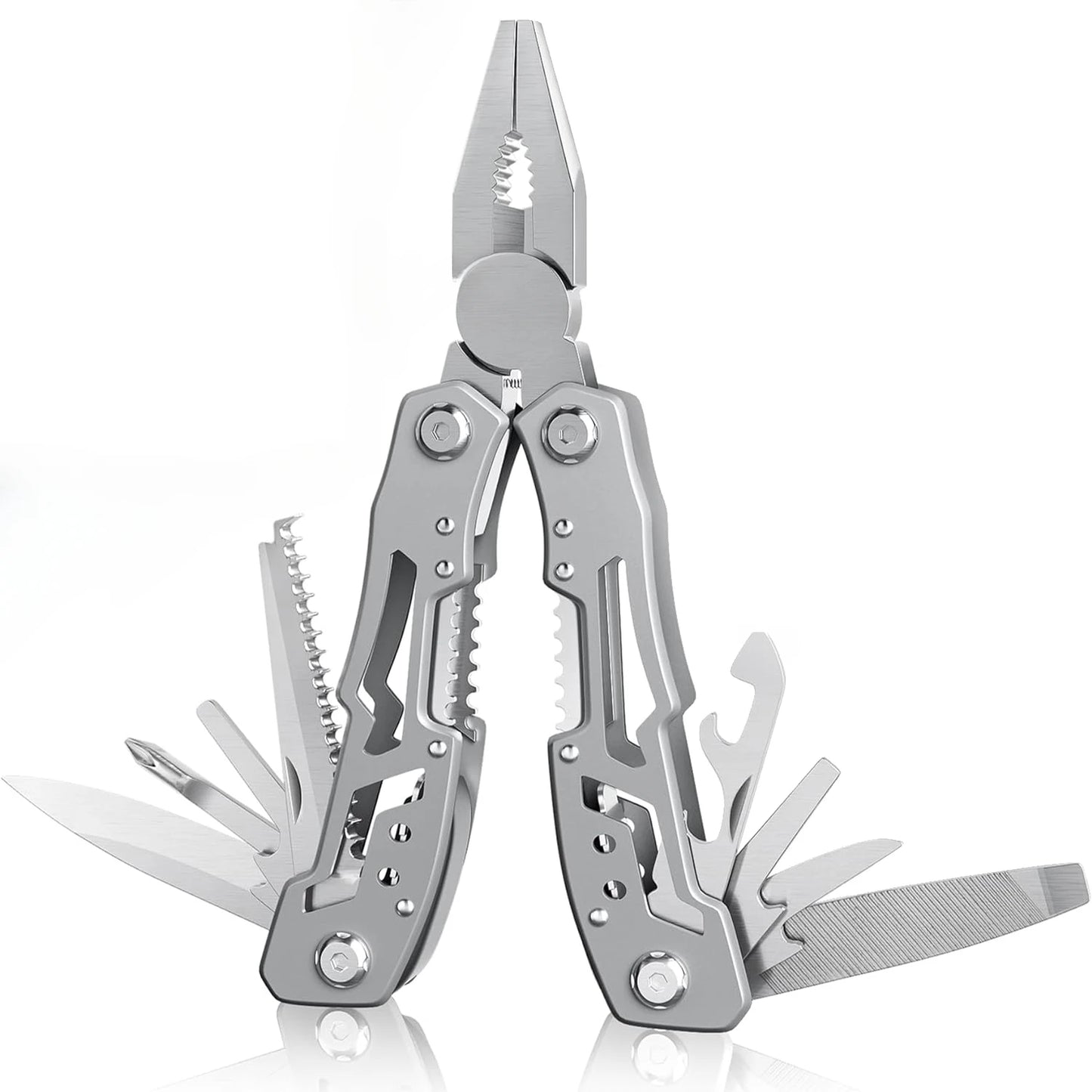 Multifunctional Outdoor Folding Pliers and Pocket Knife Tool