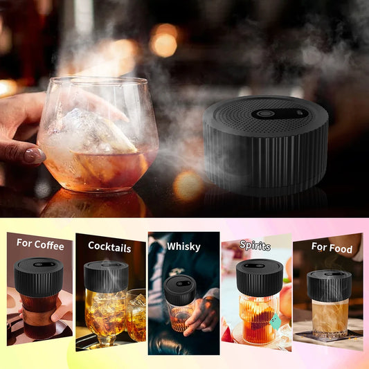 Electric Whiskey Smoker Kit with Six Flavor Wood Chips
