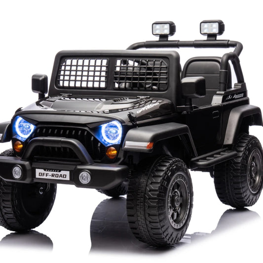 Kids Electric Ride On Truck with LED Lights and Double Seats