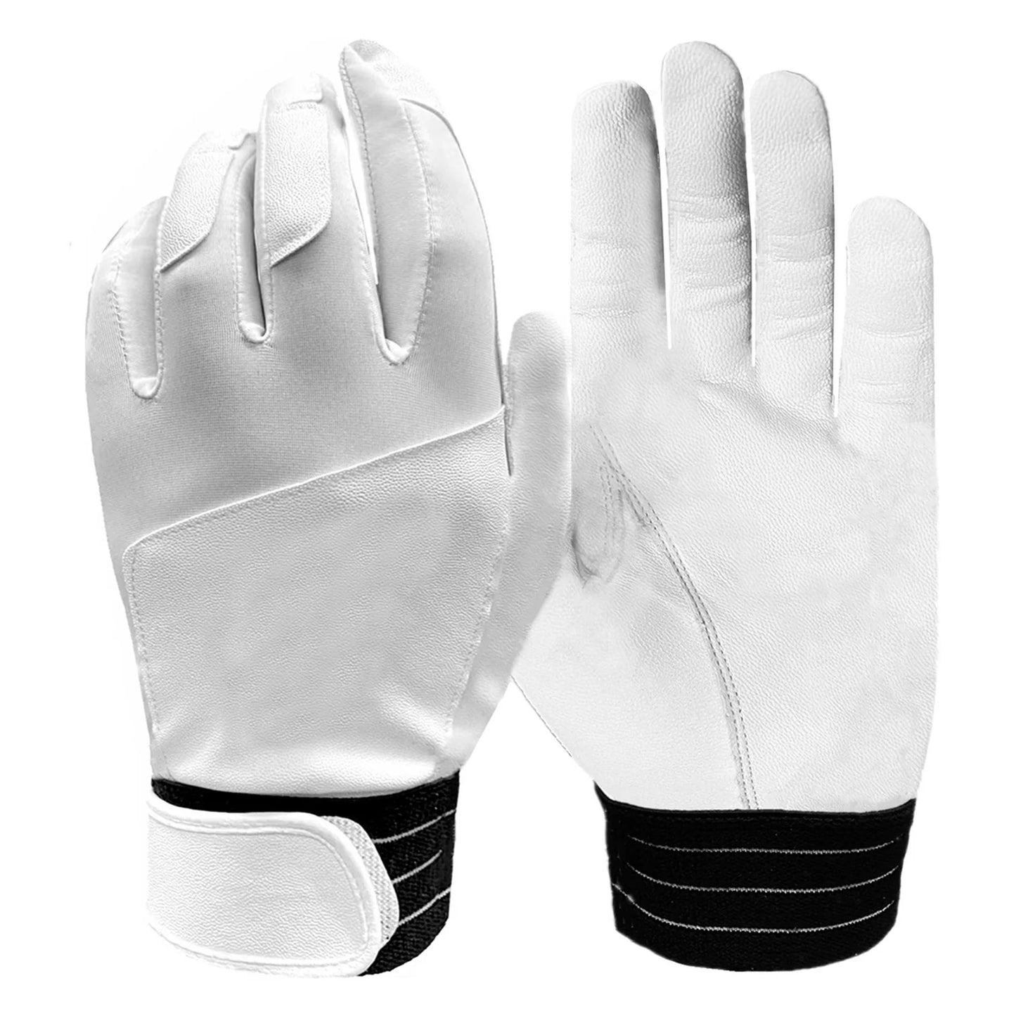 Batting Gloves Men Adult for Baseball Softball Cabretta Leather