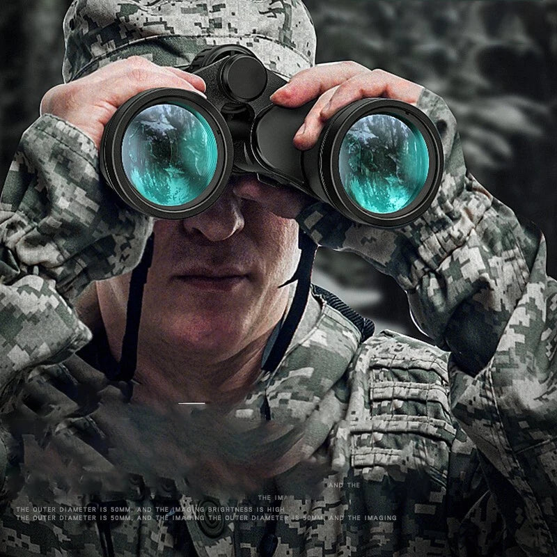 50000M German Military 20X50 Zoom HD BAK4 Binoculars
