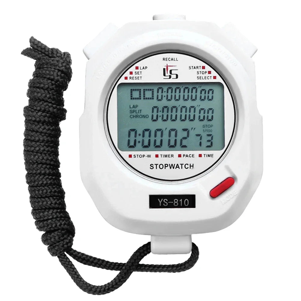 Professional Handheld Digital Stopwatch Chronograph Timer For Sports Training Precision