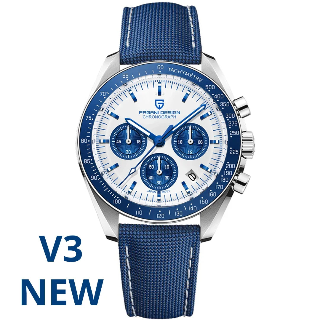 Pagani Design Men's Luxury Quartz Chronograph Sports Watch