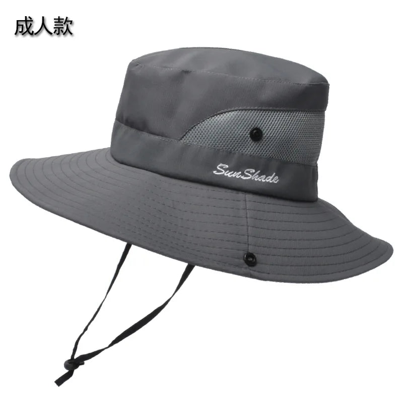 Outdoor Breathable Cotton Bucket Hat For Men Sun Protection
