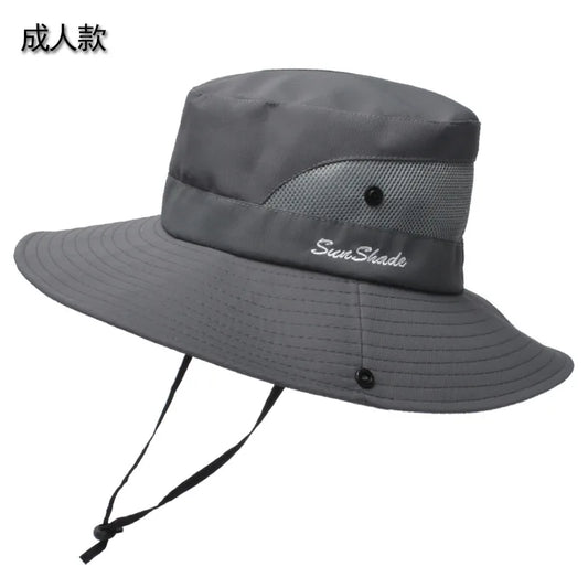 Outdoor Breathable Cotton Bucket Hat For Men Sun Protection