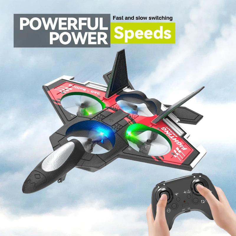 S98 RC Aircraft Fighter LED Light Glider Airplane Toys