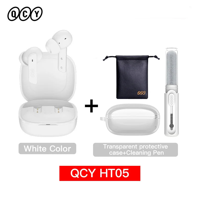 QCY HT05 ANC Wireless Earphone 40dB Noise Cancelling TWS