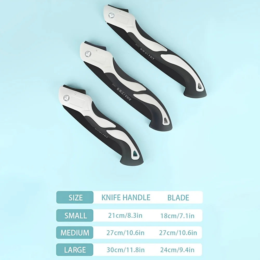 AIRAJ 3Pc Folding Hand 7-10 IN Saw for Outdoor Gardening