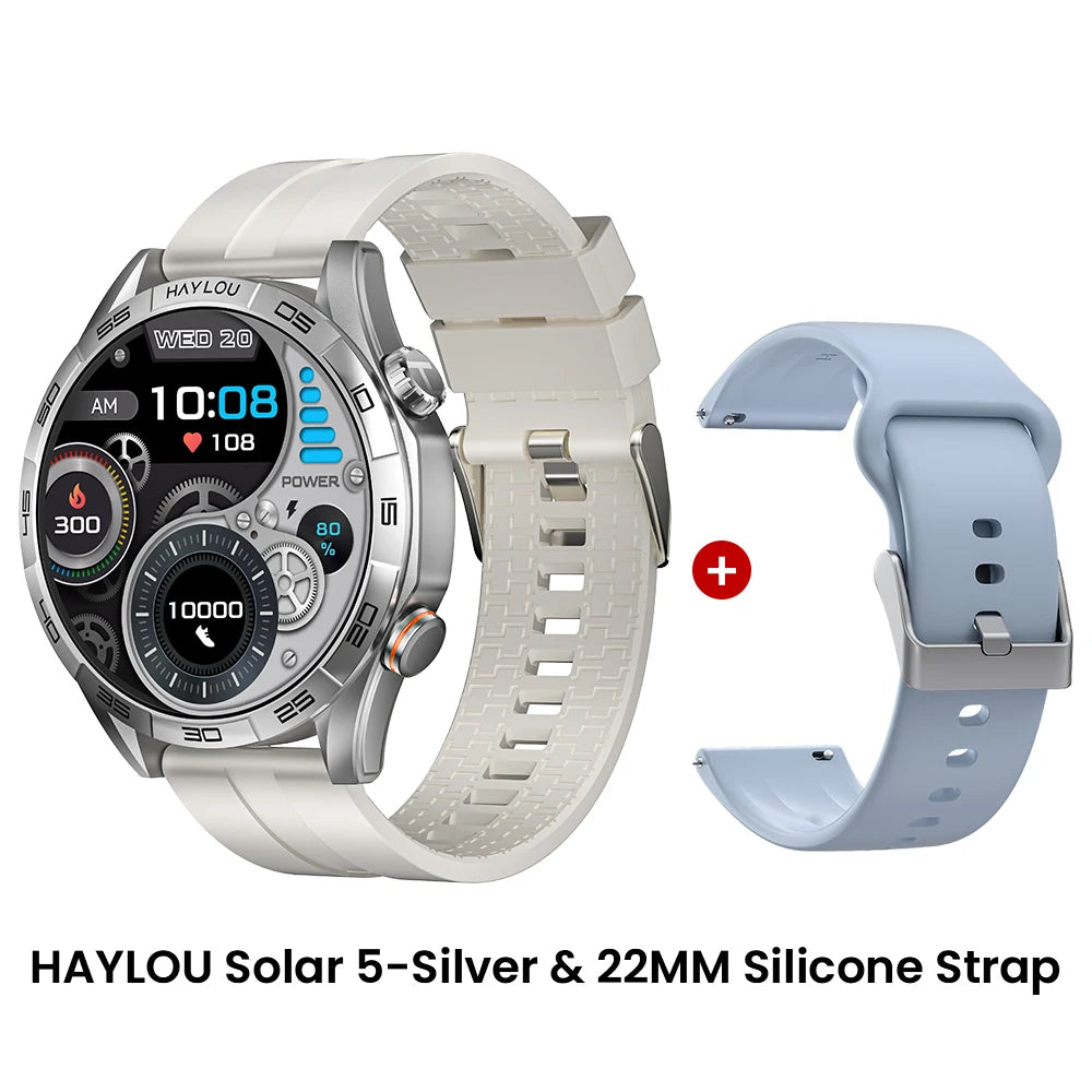 HAYLOU Solar 5 Voice Calling Smartwatch 1.58 inch AMOLED Display