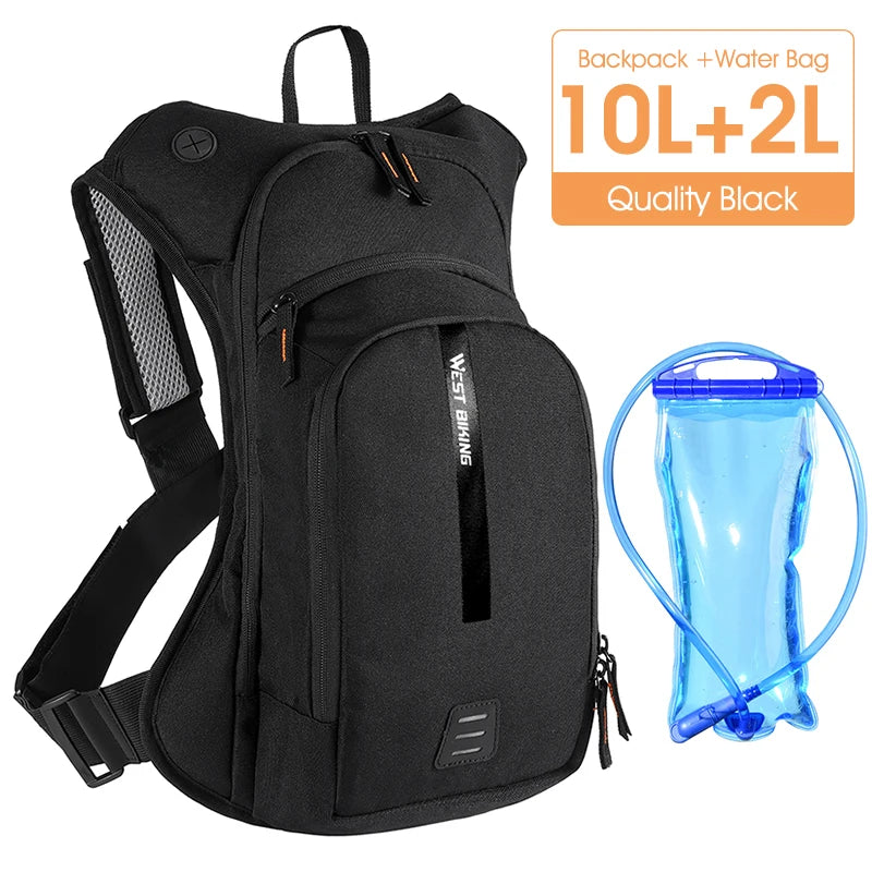 West Biking 10L Ultralight Cycling Backpack with 2L water Bladder