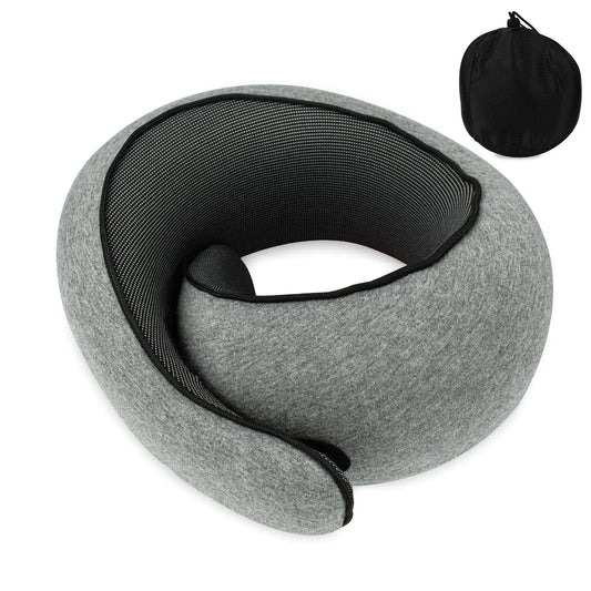 Memory Foam Travel Neck Pillow for Airplanes FBA Fast Shipping