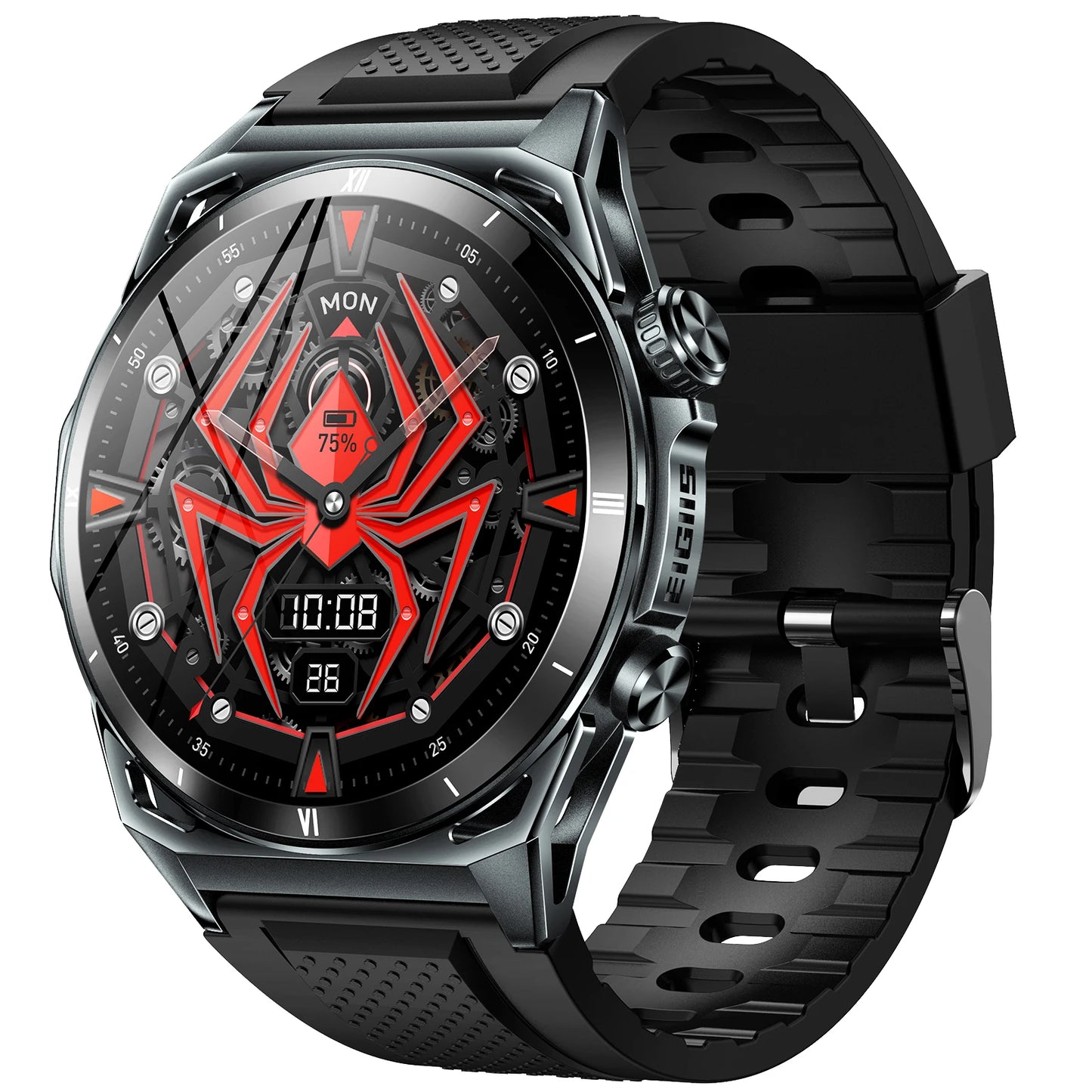 EIGIIS Smart Watch KE6 with AMOLED Display and Health Monitor