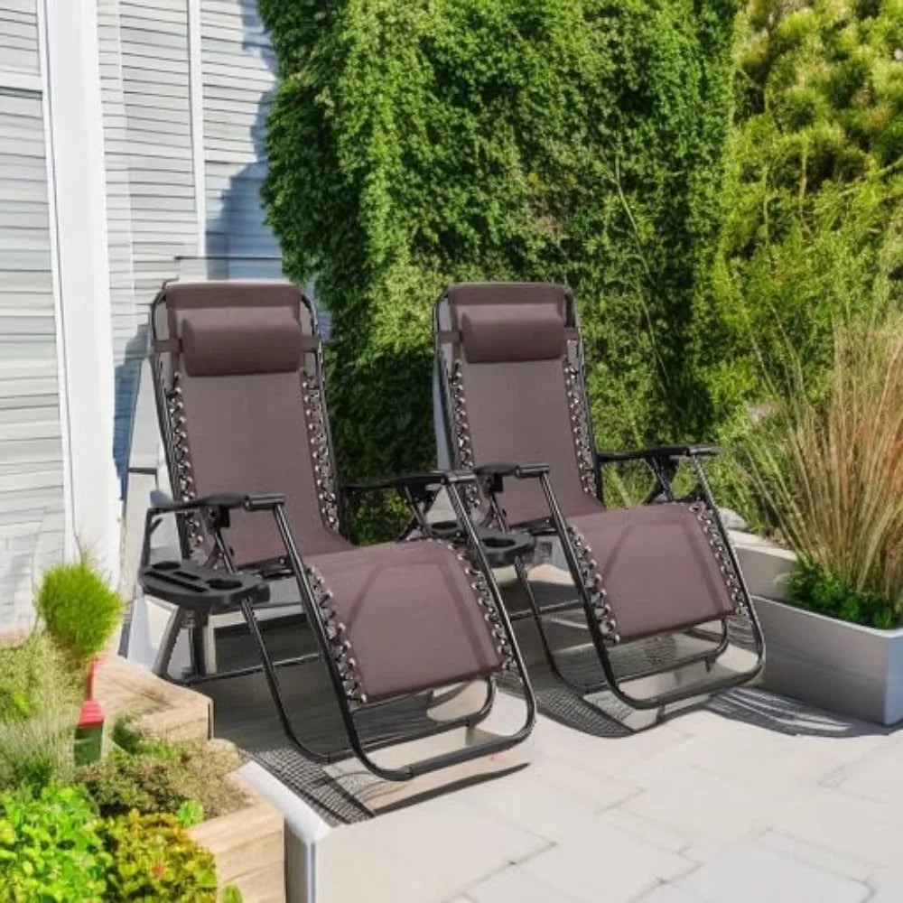 Zero Gravity Folding Lounge Chair for Ultimate Outdoor Relaxation