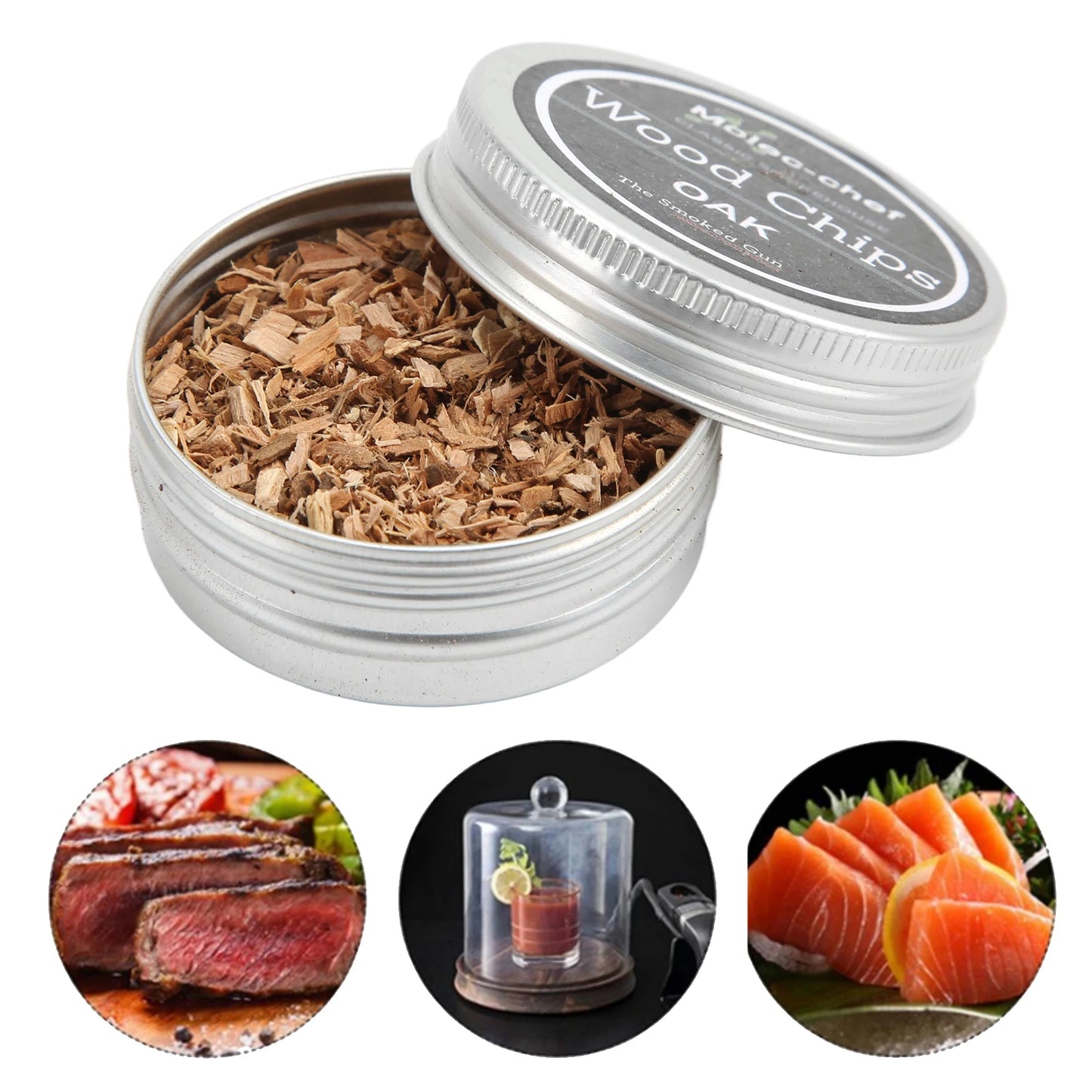 Smoking Chips for Cocktails or Whiskey; Wood Smoking Chips Kit for Smoked Drinks